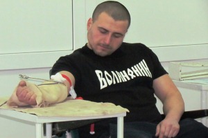 Вболівальники Волині здали кров на потреби воїнів українських Збройних Сил